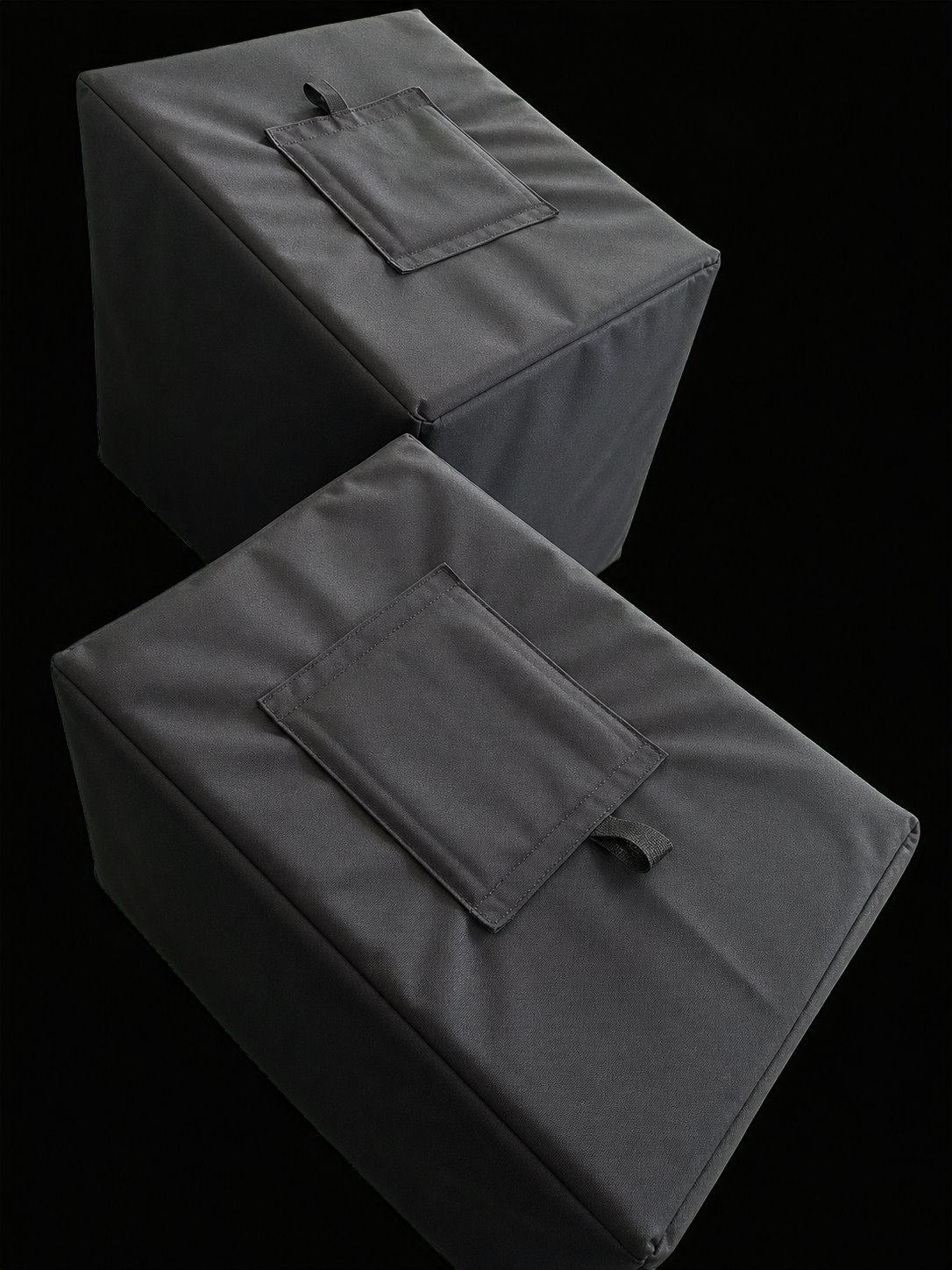 Fundas a medida para cajas de audio cúbicas